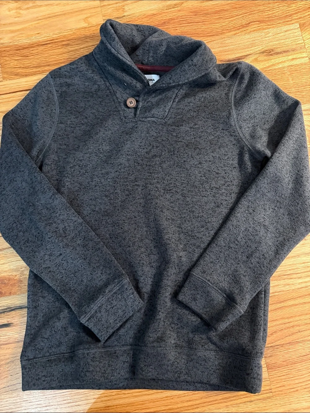 Sonoma Shawl Collar Hoodies - Charcoal and Teal